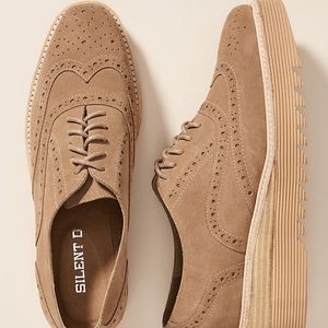 Silent D ANTHROPOLOGIE suede oxfords size 9(40)